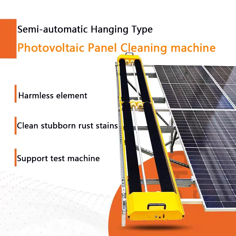 Photovoltaic Solar Roof Cleaning Robot High Performance Automatic Cleaning Equipment Suitable for Large Areas