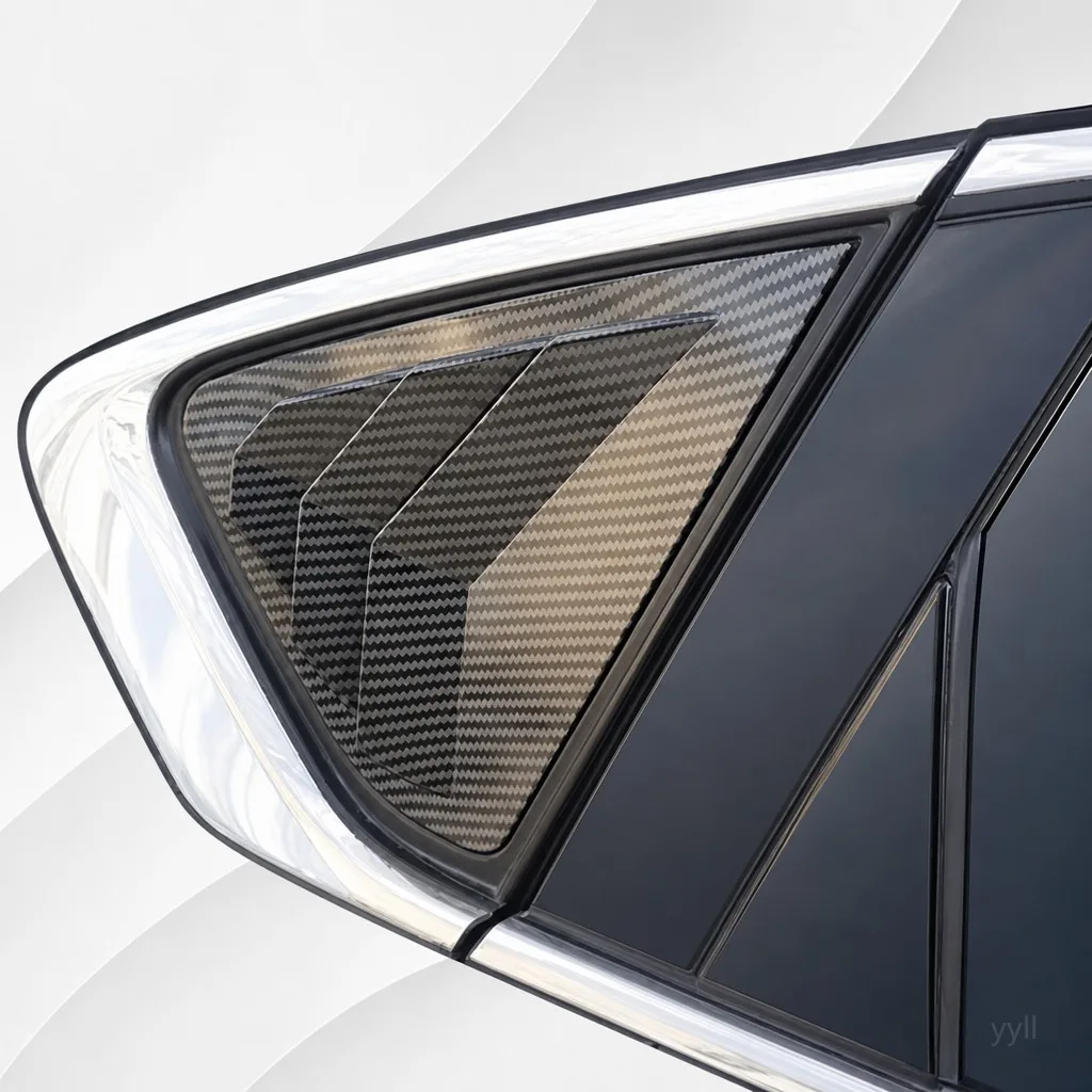 

Car Styling For Nissan Altima 2013-2018 Sedan Rear Triangular Window Blind Shades Louver Vent Decorative Cover Trim Car Styling