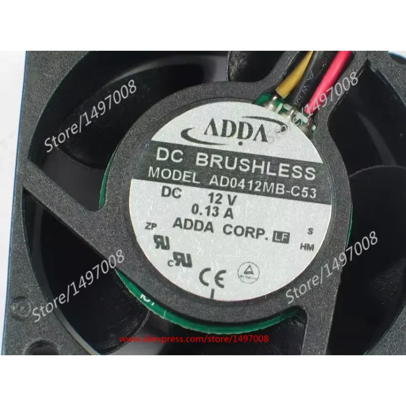 

ADDA AD0412MB-C53 S DC 12 В 0,13 А 40x40x20 мм Охлаждающий вентилятор