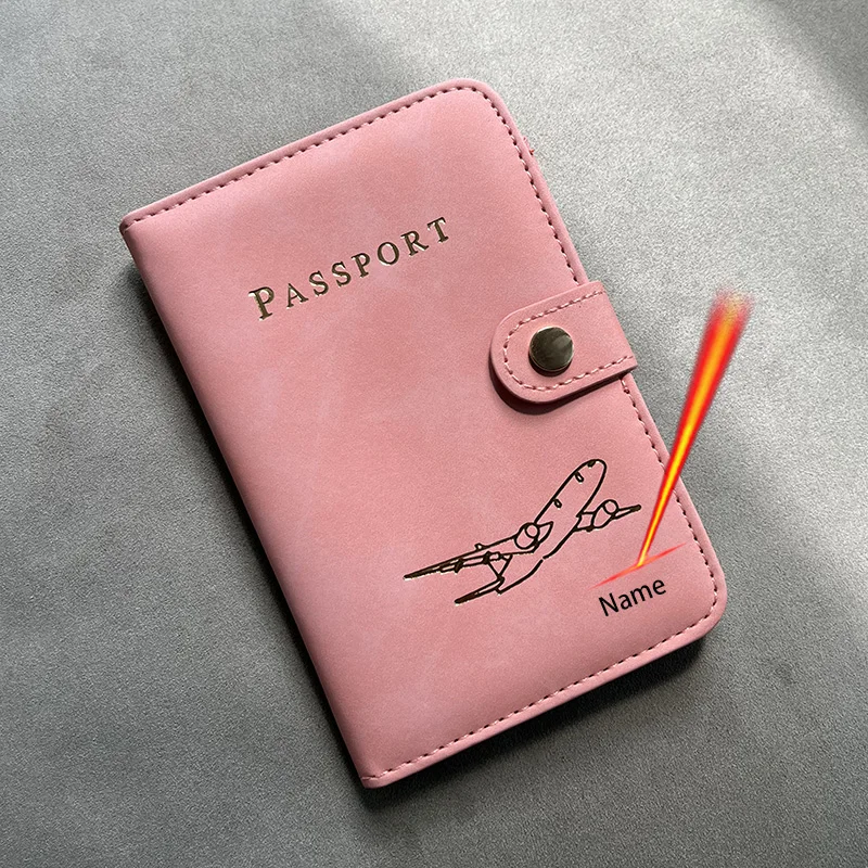 Funda de pasaporte personalizada con nombres, soporte de pasaporte de boda, regalos personalizados