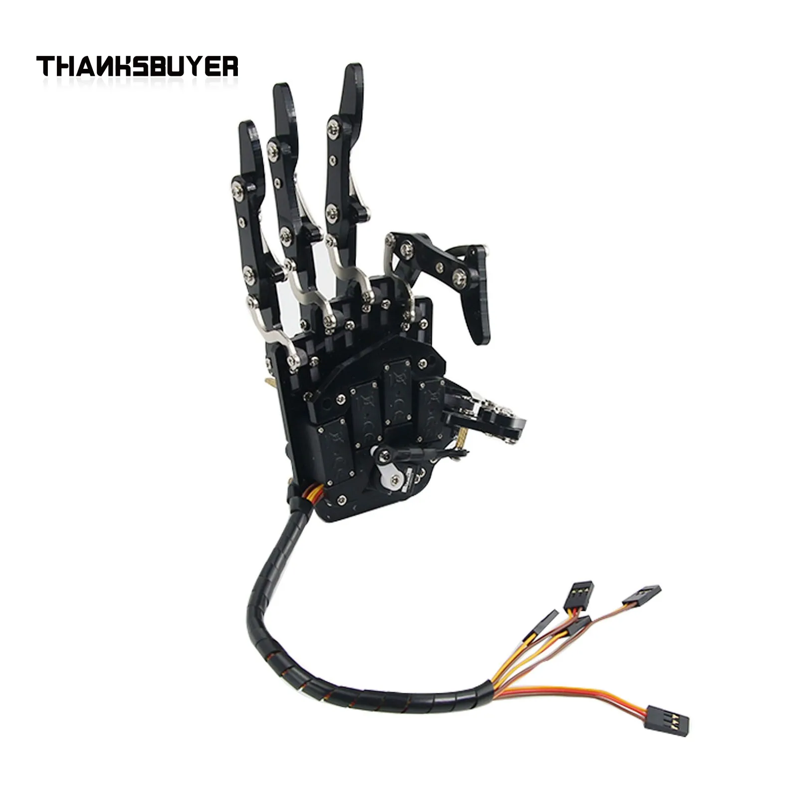 Open Source Bionic Robot Hand Right Hand Five Fingers for STM32 Version + Wearable Mechanical Glove