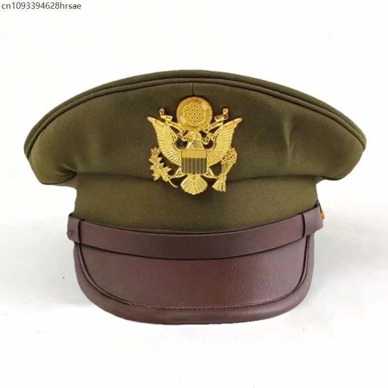 

United States Military Cap with Golden Eagle American Officer Hat Cap Army Cap Elite Military Hats Formal Hat Gifts