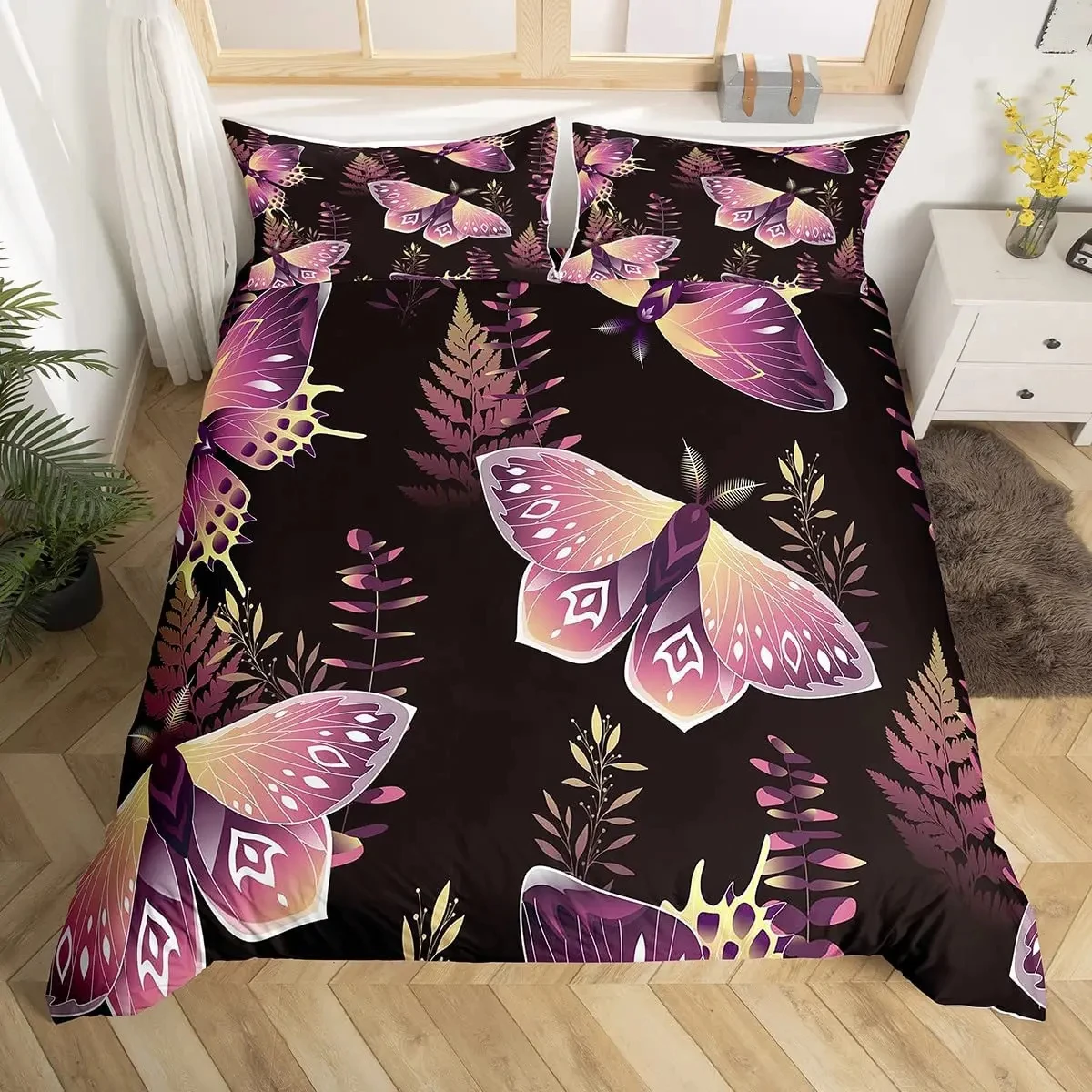 funda-de-edredon-boho-con-diseno-de-polillas-funda-de-edredon-con-diseno-de-mariposas-juego-de-ropa-de-cama-con-diseno-de-cielo-estrellado-luna-y-galaxia-juego-de-cama-con-diseno-de-hojas-de-arbol-botanico