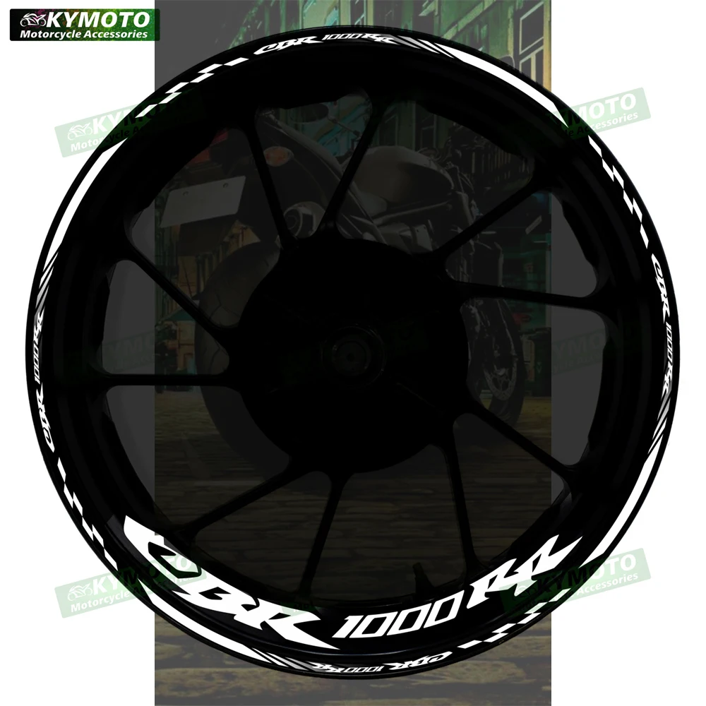 

For Honda CBR1000RR CBR 1000RR motorcycle accessories 17 inch front and rear wheel decals hub reflective rim stripe stickers