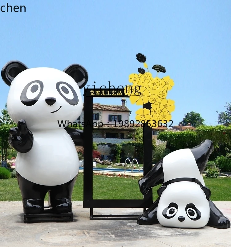 YFY Outdoor Park Sculpture Kindergarten Lawn Scenic Spot Courtyard Shopping Mall Animal Landscape Sketch Ornaments