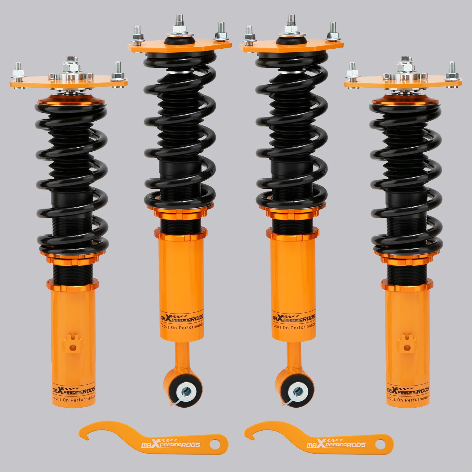 

MaXpeedingrods Coilovers Suspension Kit for Mitsubishi 3000GT FWD 91-1999 Adjustable Coilovers Suspension Shock Absorber