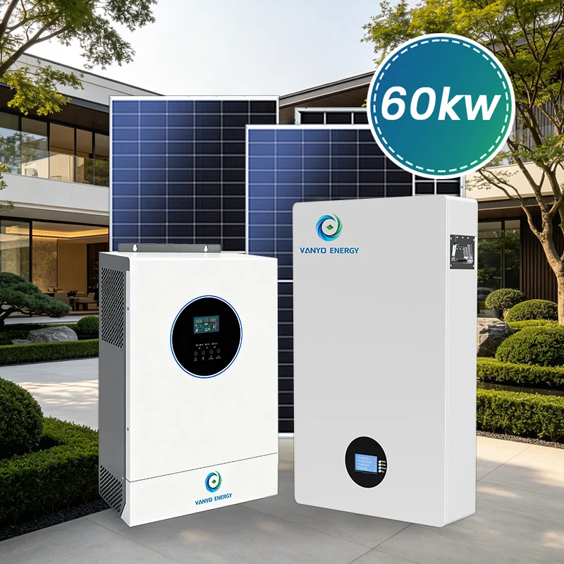 60kw Hybrid Solar Energy System 3Kw 5Kw 10Kw 15Kw 20Kw 30Kw Home Commercial Energy Storage With MPPT Controller CE Certified
