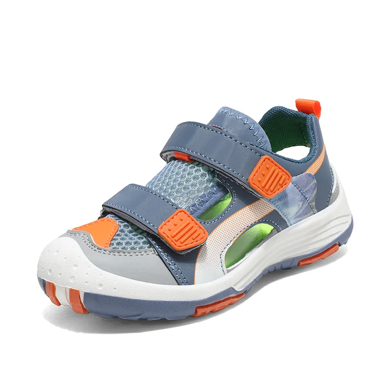 2026-summer-boys-casual-outdoor-sandals-breathable-flat-beach-shoes-non‑slip-sports-sandals-for-kids
