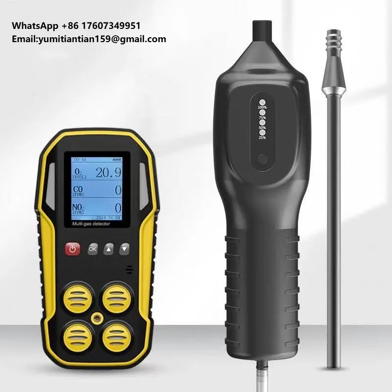 

Портативный анализатор оксидов азота (NO, NO2, SO2) для угольных шахт, с функцией регистрации данных, детекторы газов