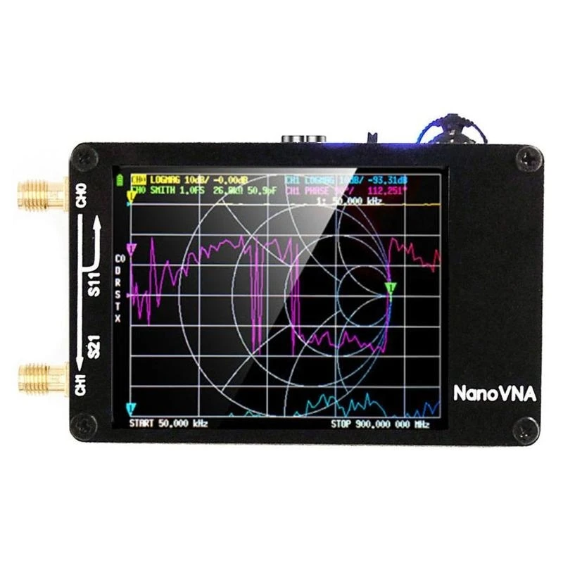 HW3.6 10KHz-1.5Ghz Card Slot Supprt 32G Digital Tester Measuring S Parameter,Smith Chart,