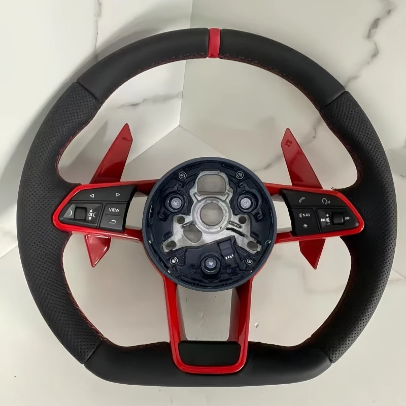 Custom Forged Carbon Fiber Sport Steering Wheel Auto Interior Mod Parts With Customization Option