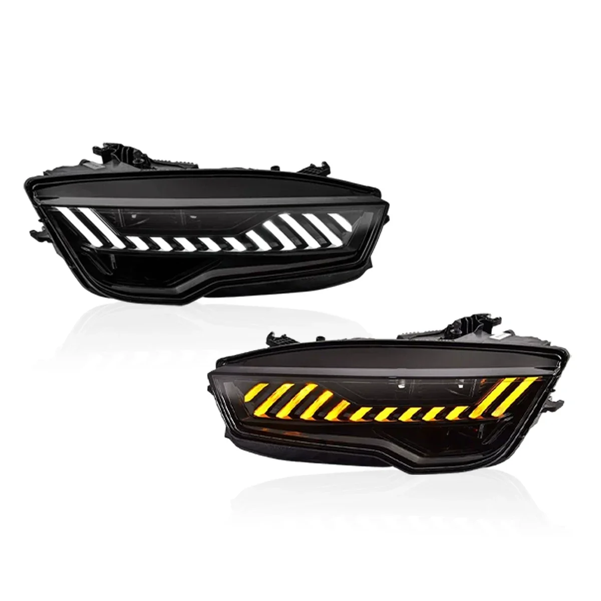 

Car Lights For Audi A7 Headlight 2011-2018 Headlight LED Projetor Head Lamp Dynamic Information Turn Signals