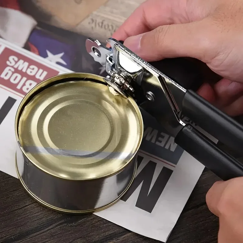 Stainless Steel Multifunctional Professional Can Manual Can Opener Craft Beer Grip Can Opener Bottle Opener Kitchen Gadgets