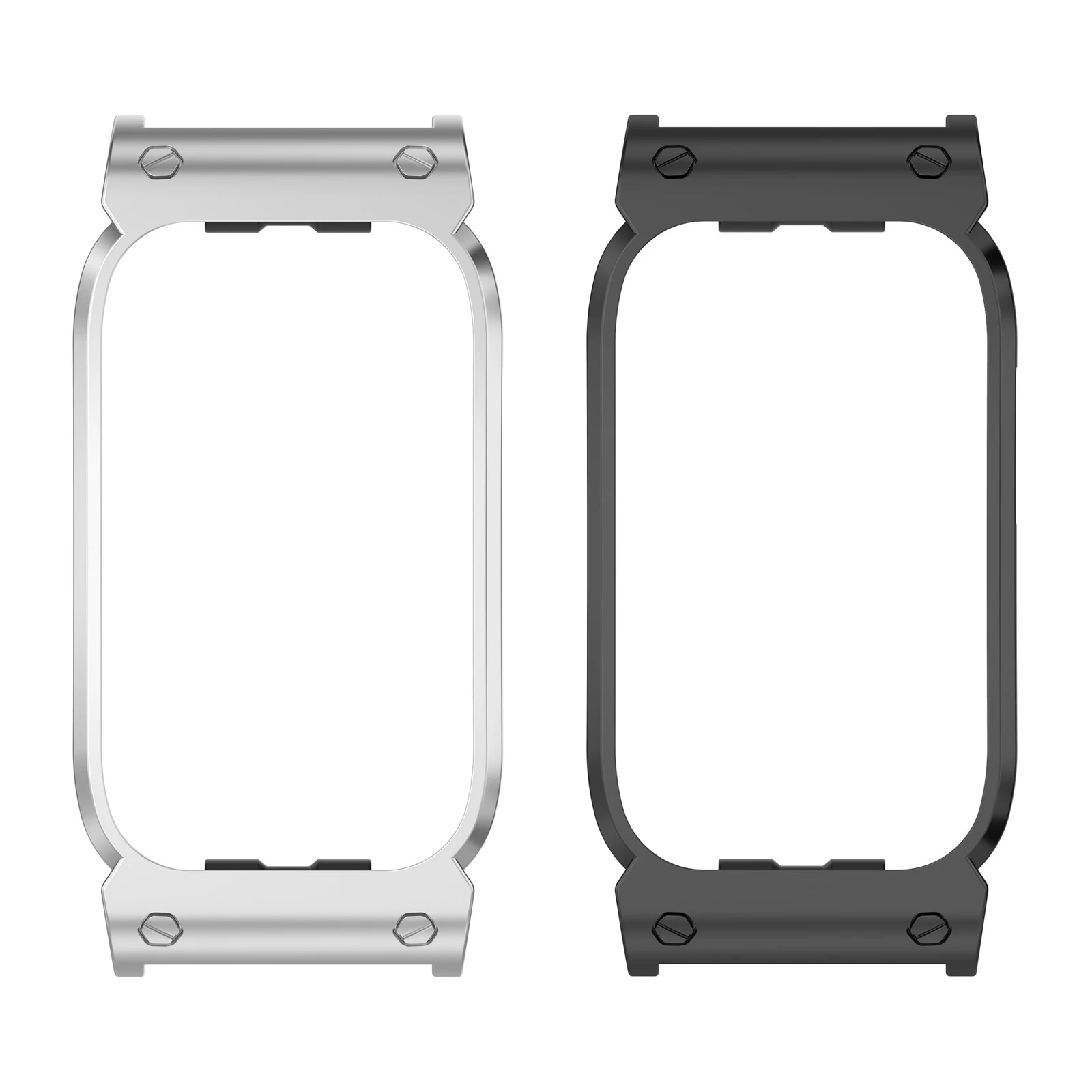 for Cirqa Metal Watch Bezel Cover Frame 20mm Slim Case Bumper Protector Silver Black