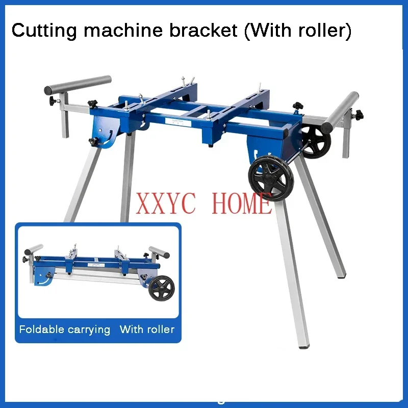 

Portable Aluminum Machine Miter Saw Cutting Machine Bracket Multifunctional Workbench Woodworking Table Mobile Bracket