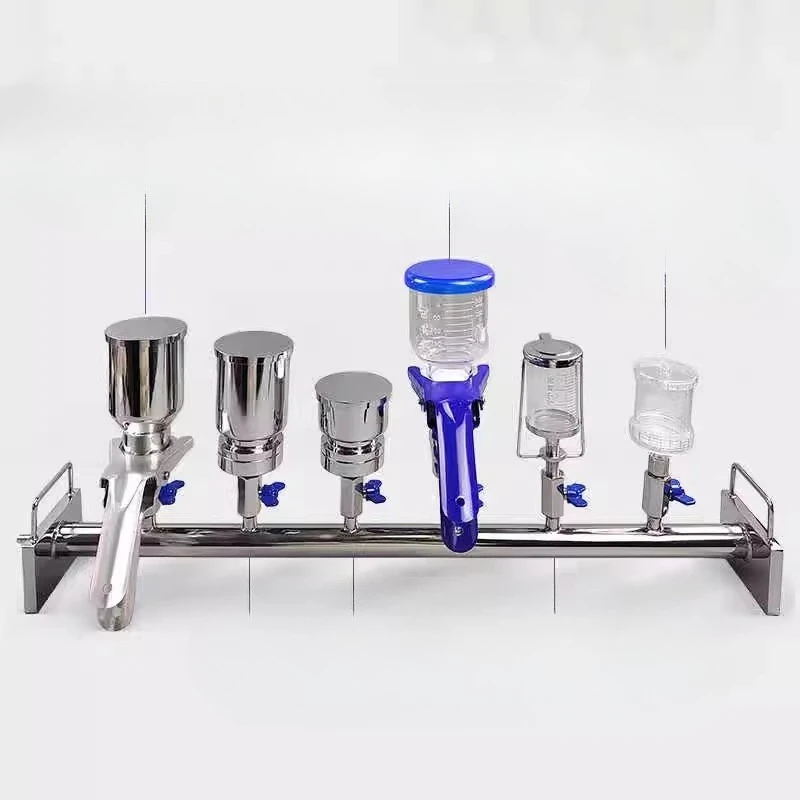 Glass multi-membrane filter stainless steel microbial limit instrument