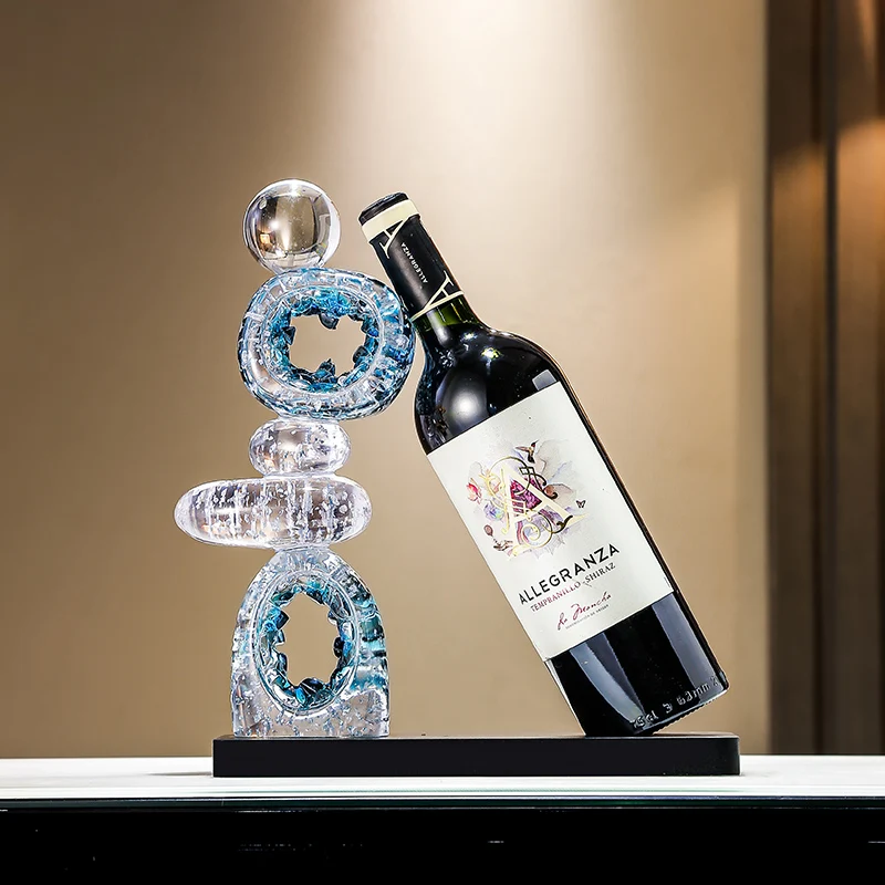 

Элитная хрустальная подставка для вина Nongpa: креативный органайзер для хранения и декора гостиной и столовой