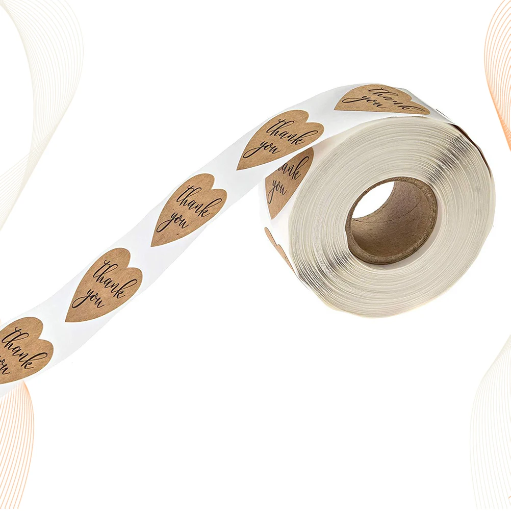 

Heart Shape Stickers Self-Adhesive Gift Packing Labels For Valentines Day Candy Bags Wrapping Decorative Notebook Folder