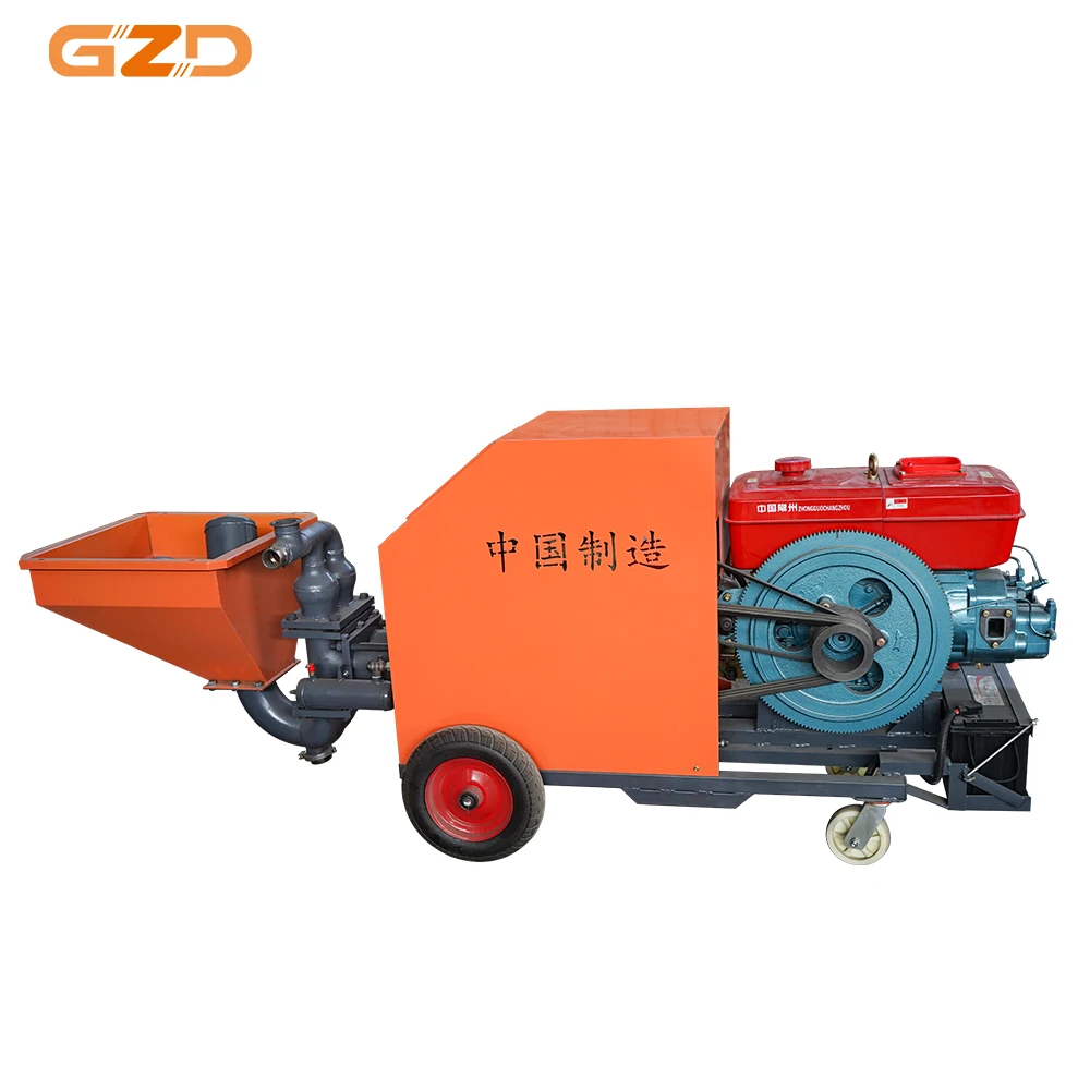 Factory Supply High Efficient Wall Surface Power Diesel Engine Mortar Sprayer
