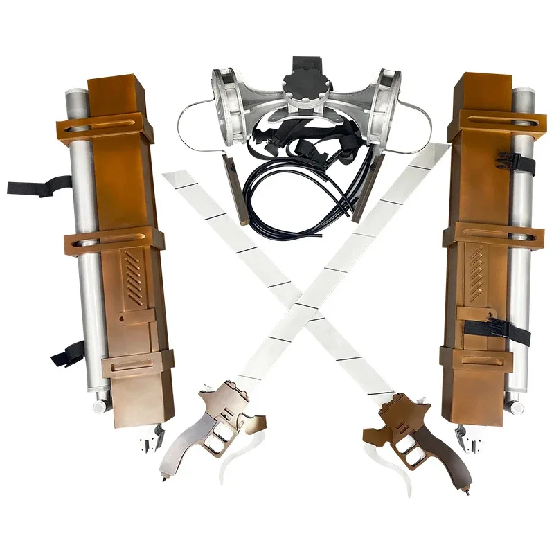 

2025 New Attack on Titan Anime Cosplay Props Mikasa Levi Ackerman Three-dimensional Mobile Device Thunder Gun We ☆wrl☆