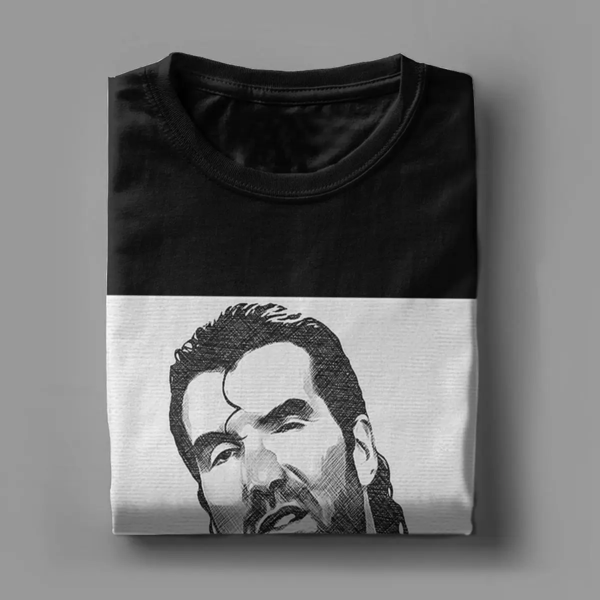 Rip Razor Ramon Hey Yo Men\'s T Shirt Wrestling Legend Humorous Tee Shirt Short Sleeve Round Collar T-Shirt Cotton Clothing