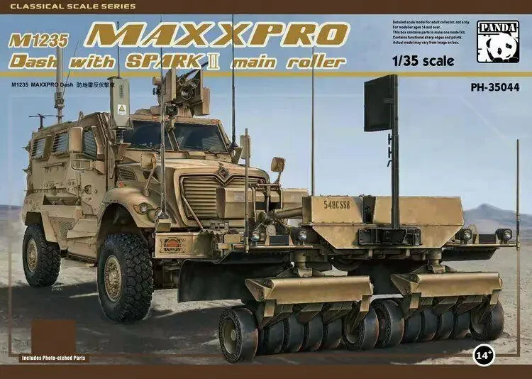 

Panda Hobby PH35044 Масштаб 1/35, M1235 MAXXPRO Dash с головным роликом Spark II 2020