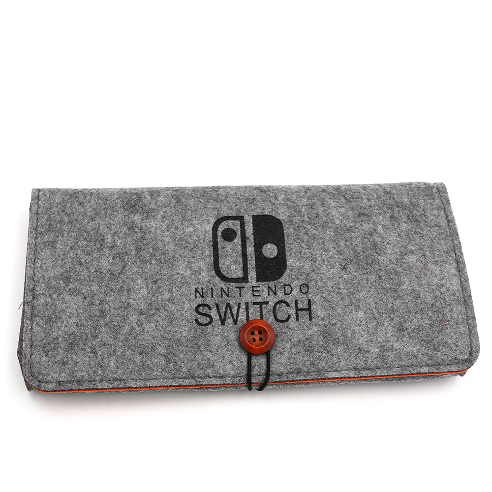 Estuche portátil ultradelgado, bolsa de transporte de fieltro para Nintendo Switch, bolsa de almacenamiento protectora profesional para NS Switch