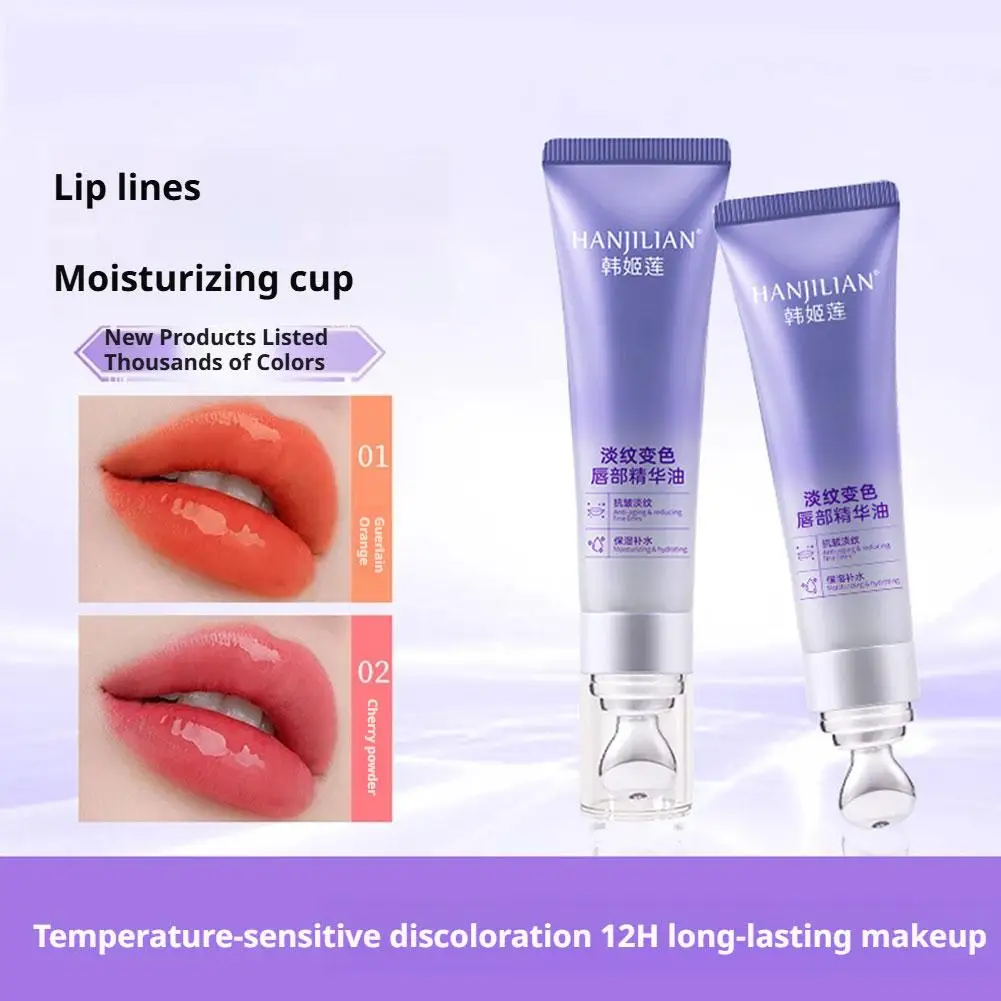 2Colors Moisturizing Crystal Temperature Change Moisturizing Lipstick Star Brilliant Jelly Shinny Lip Balm Long-lasting