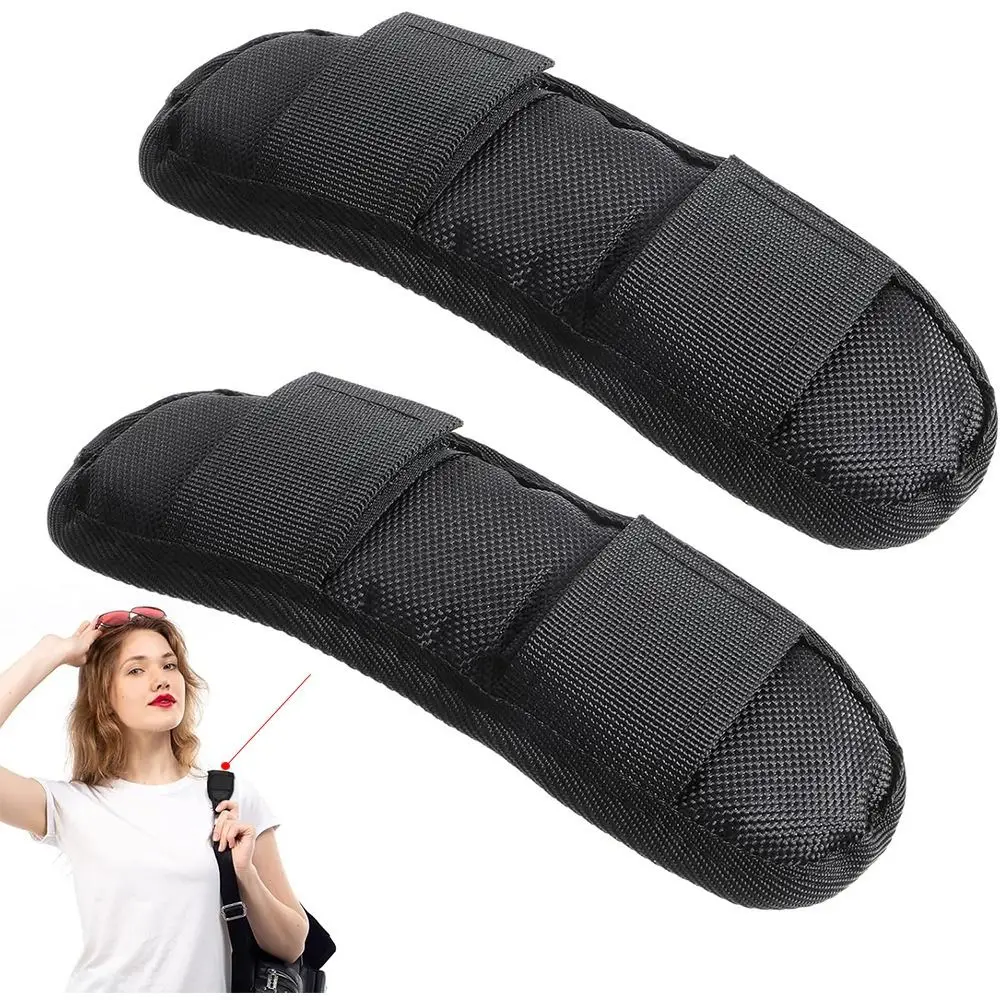 

1 Pair Universal Shoulder Bag Pad Extra Thick Removable Luggage Sling Cushion Non-Slip Shock Absorption Shoulder Strap Pad