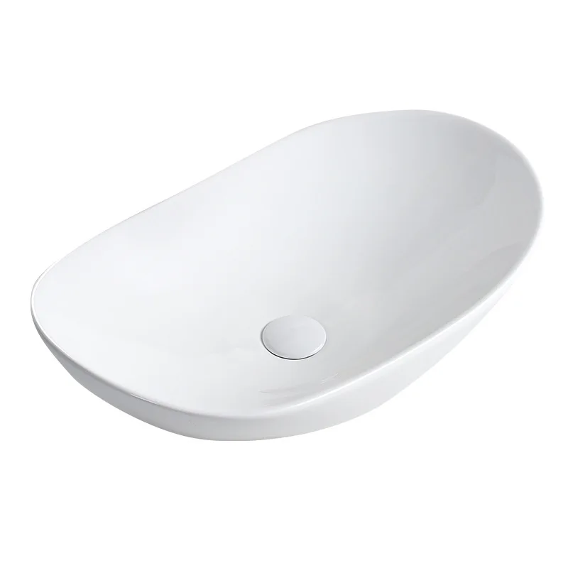 

Nordic platform basin wash single light luxury art ceramic face personalized creative household