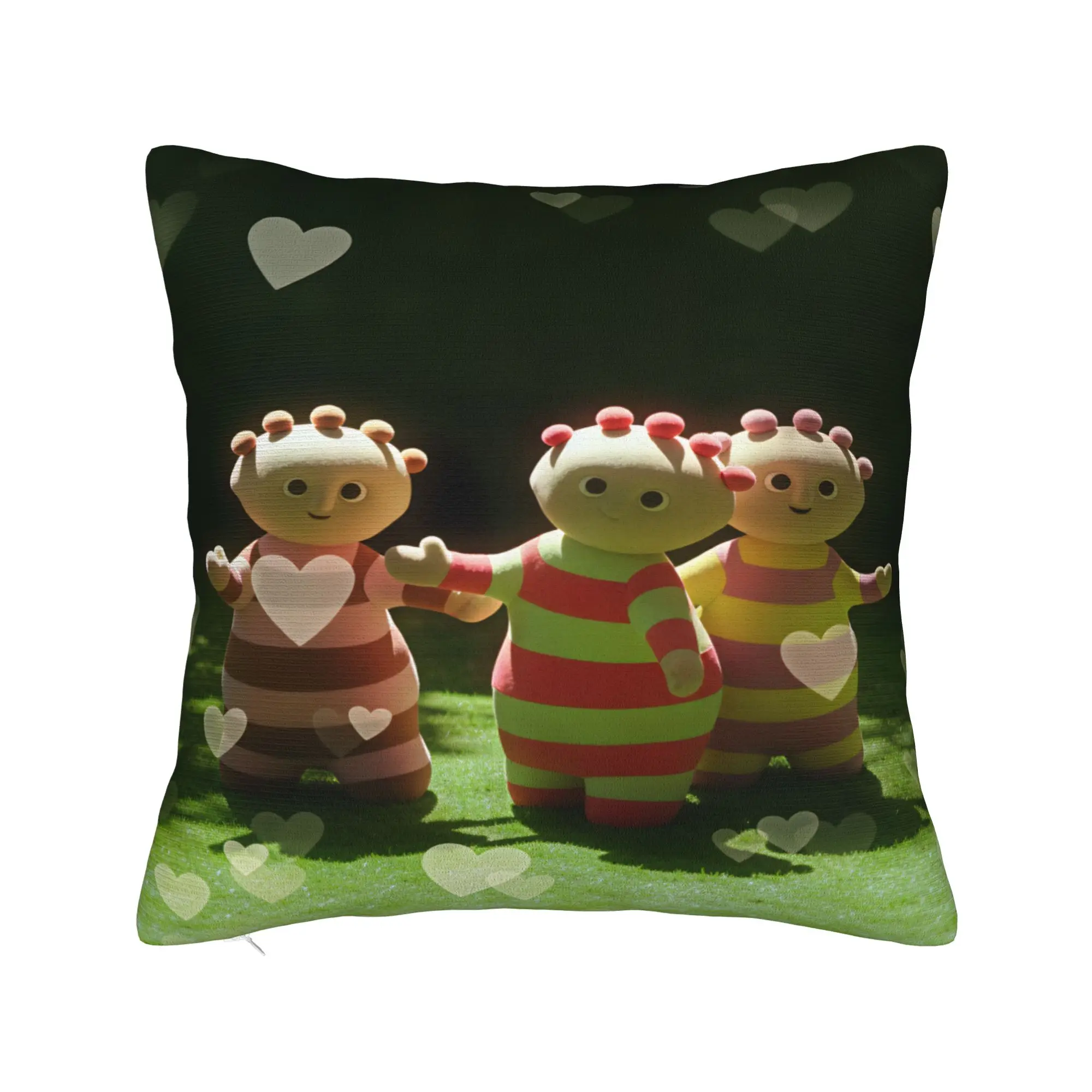 The Haahoos In the night garden Pillow Case  Comfy Pillow Cover Cute Funny Pillowcases For Sofa Bedroom Home Decor