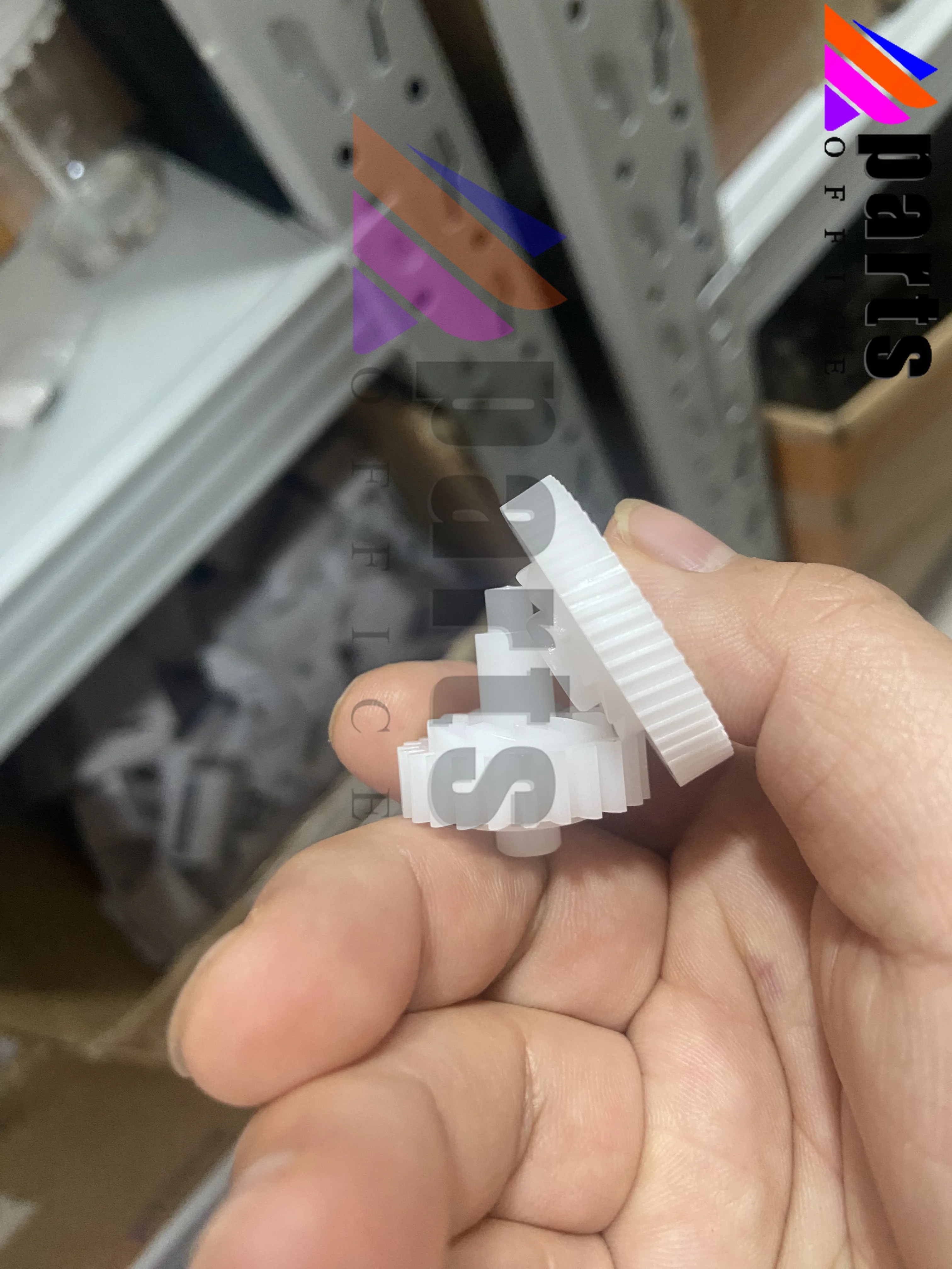 10X RU7-0753-000 24T 58T Fuser Drive Gear compatible for HP LaserJet Pro M125 M126 M127 M128