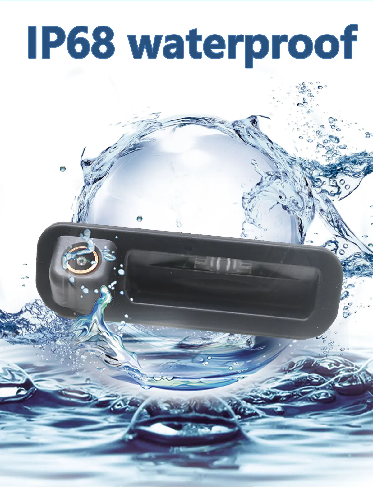 AHD 1080P Auto Rückansicht Reverse Stamm Griff Kamera Für Ford Focus 3 MK3 C MAX Wasserdichte Nachtsicht backup Kamera – Detail 12
