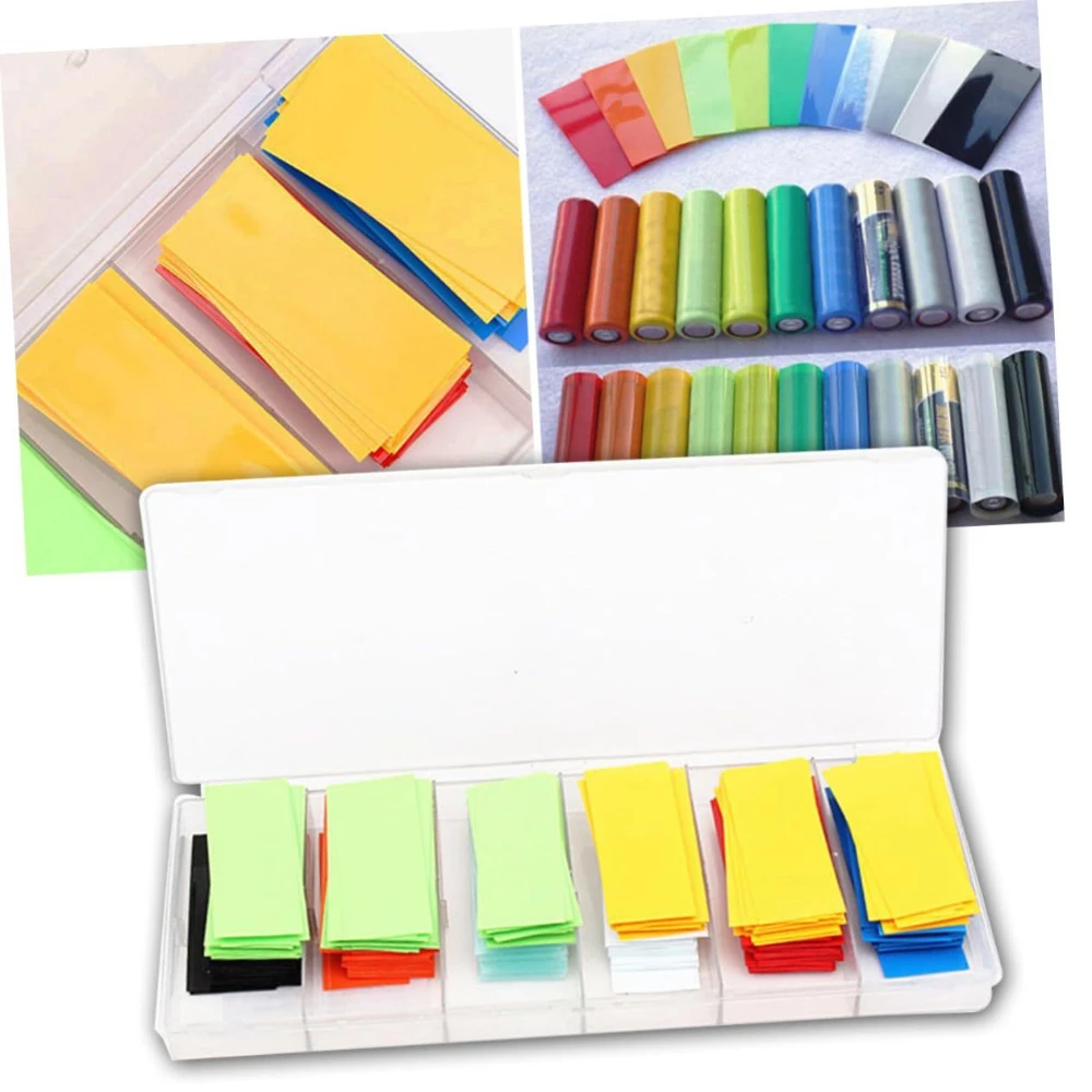 280pcs Heat Shrink Battery Insulation Protection Tubing PVC Heat Shrink Tubing Connection Cable Insulation Sleeved Protecter