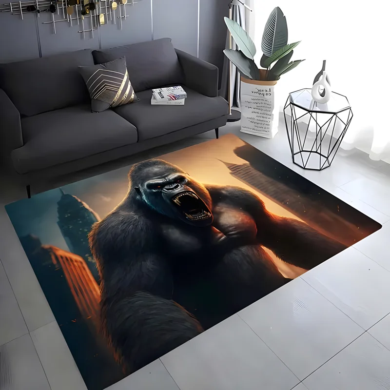 

Gorilla patterned carpet, living room and bedroom household items, bathroom accessories, kitchen non slip mats, birthday gifts