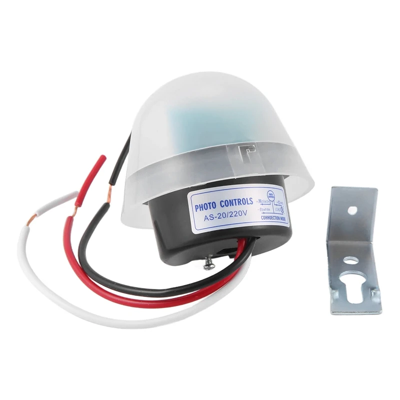 Автоматическое автоматическое включение и выключение фотоэлемента, переключатель уличного фонаря C переменного тока, 220 В, 50-60 Гц, 10 А, фотопереключатель, сенсорный переключатель управления