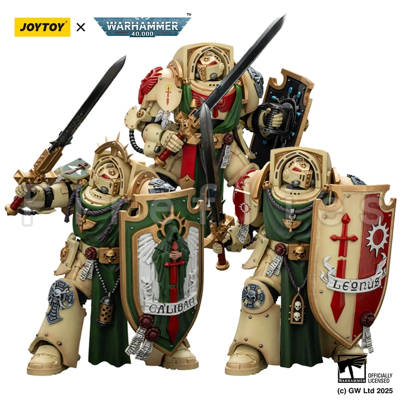 Figura de acción JOYTOY 40K Dark Angels Deathwing Knight, modelo de Anime, juguete, 1/18
