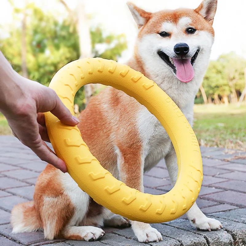 

Medium Big Dog Training Ring Puller Bite Resistant Pet Chew Toy for Large Dogs Shepherd Shiba Inu Toys Mascotas Accessories