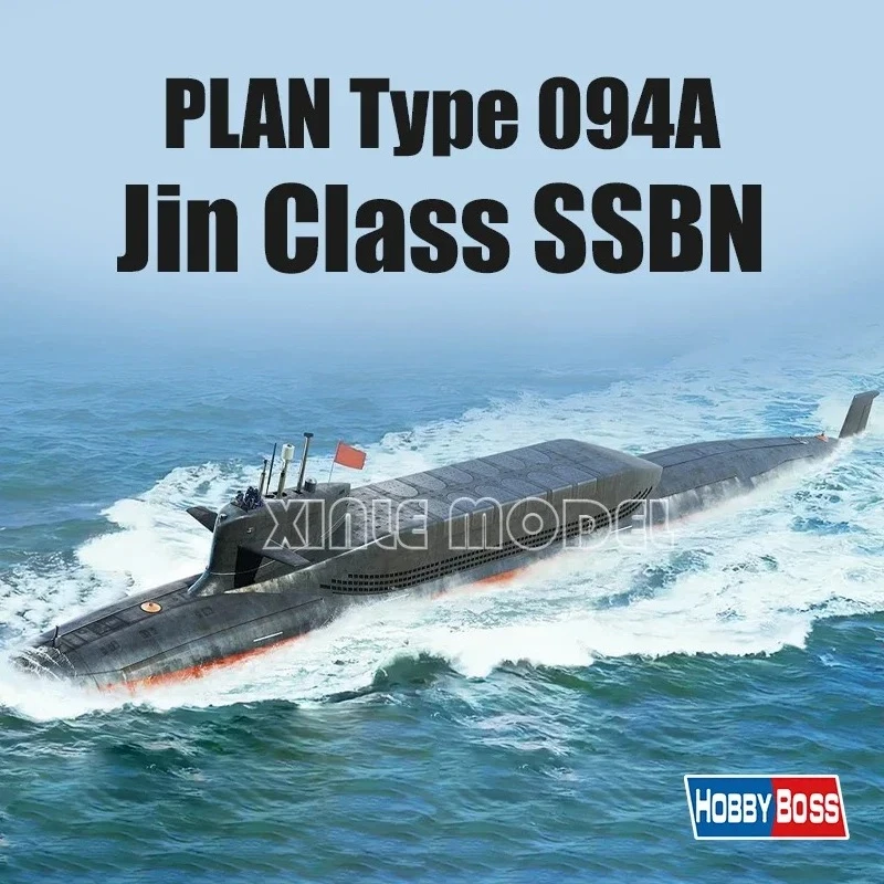 

Комплект пластиковой собранной модели корабля Trumpeter 87025, китайская военно-морская ядерная подводная лодка класса 094A «Jin», 1/700