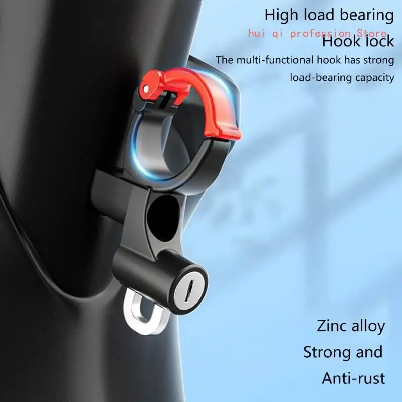 

Helmets Lock AntiTheft Fixed Lock Metal Universally Motorbike Bike Security Lock