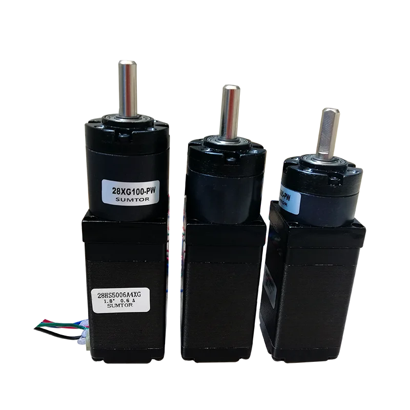 

2 шт., 28 мм, 33 мм, 50 мм, 4 ~ 100:ratio Nema 11, планетарный редуктор с микро-редуктором, шаговый двигатель, гибридный 28HS-XG PW, 4,5 Нм, см, 0,3 нм, Ce