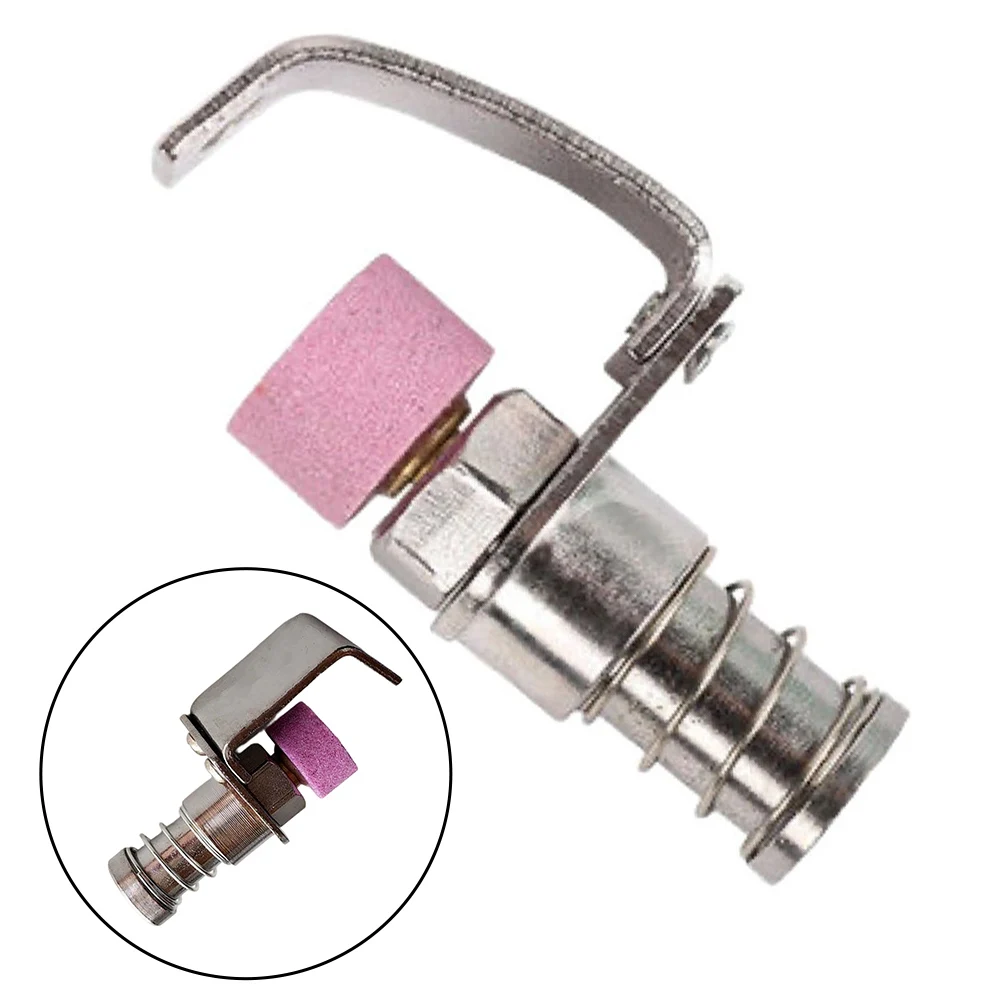 Grinding Wheel Assembly With Spring Bracket For Fabric Cutting Machine Circular Blade Sharpening Industrial Sewing Accessories