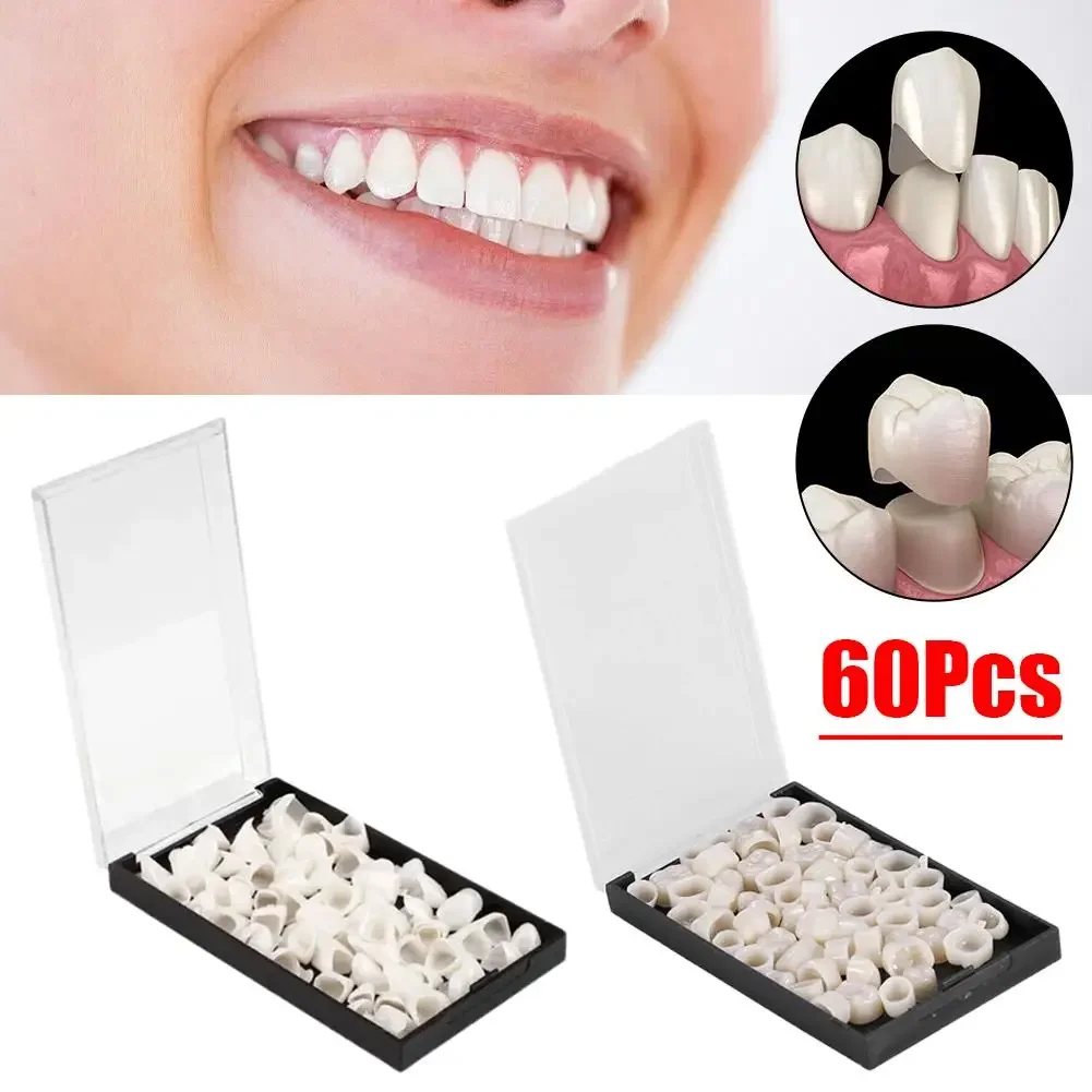NEUE Zahnprovisorische Krone Schwarze Box Rechteckige Box Zahnkronen für Vorder- und Backenzähne Porzellan-Veneers Zahnkronen – Detail 6
