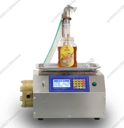 Type de pesage de débit Machine de remplissage intime entièrement automatique Miel Sésame aissce Huile comestible Colle Liquide visqueux CSY-L15