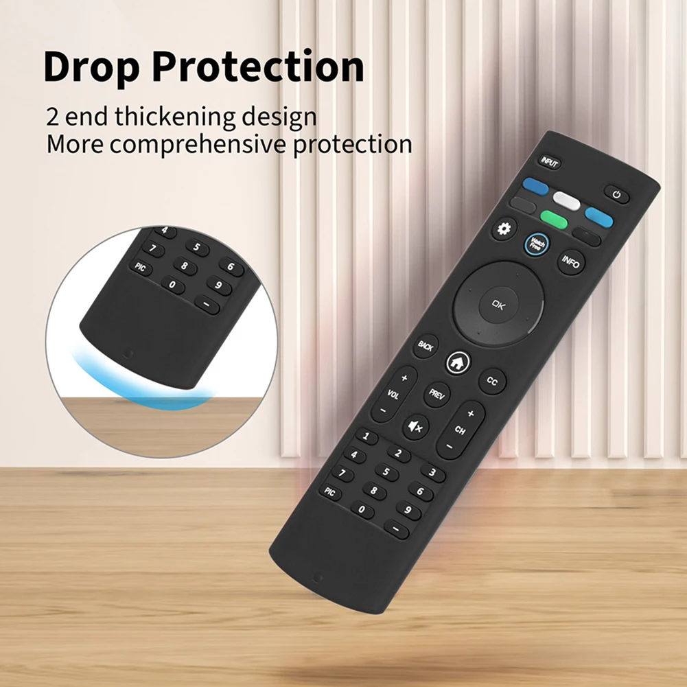 스마트 TV 리모컨 실리콘 원격 보호 케이스, 충격 방지, TV 리모컨 커버, VIZIO XRT140