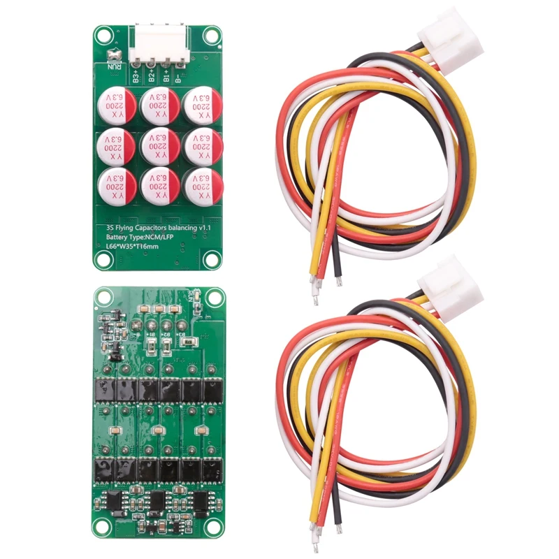 3S Active Equalizer Balancer Lifepo4 / Lipo/ LTO Battery Energy Equalization Capacitor BMS Board