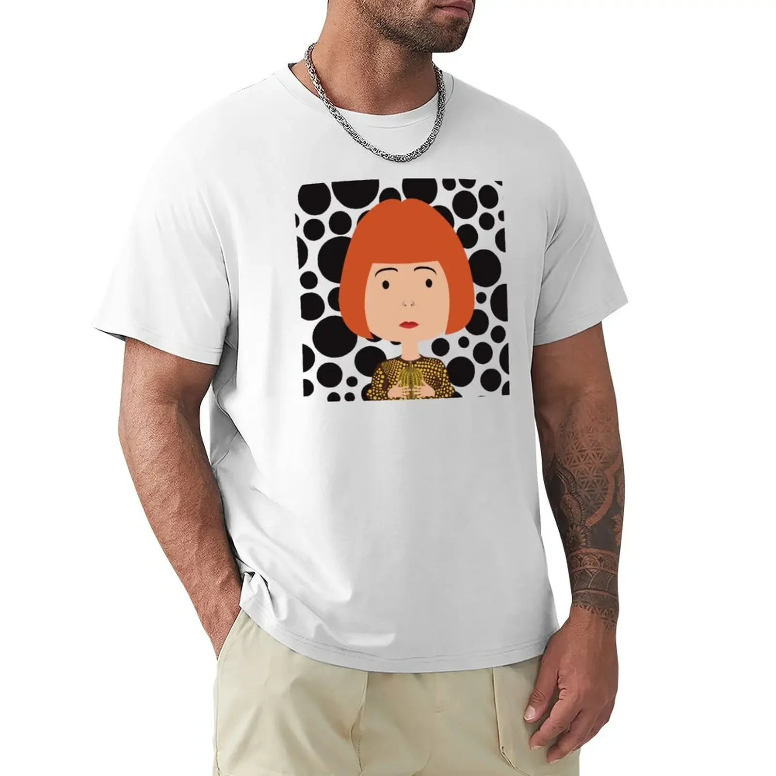 Yayoi Kusama Halloween T-Shirt tees Blouse black t shirts for men