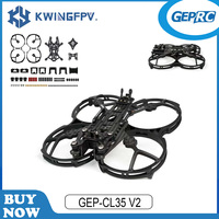 3.5 Inch GEPRC Cinelog35 V2 Frame - Carbon Fiber DIY Kit for FPV Cinewhoop and RC Racing Freestyle Drones