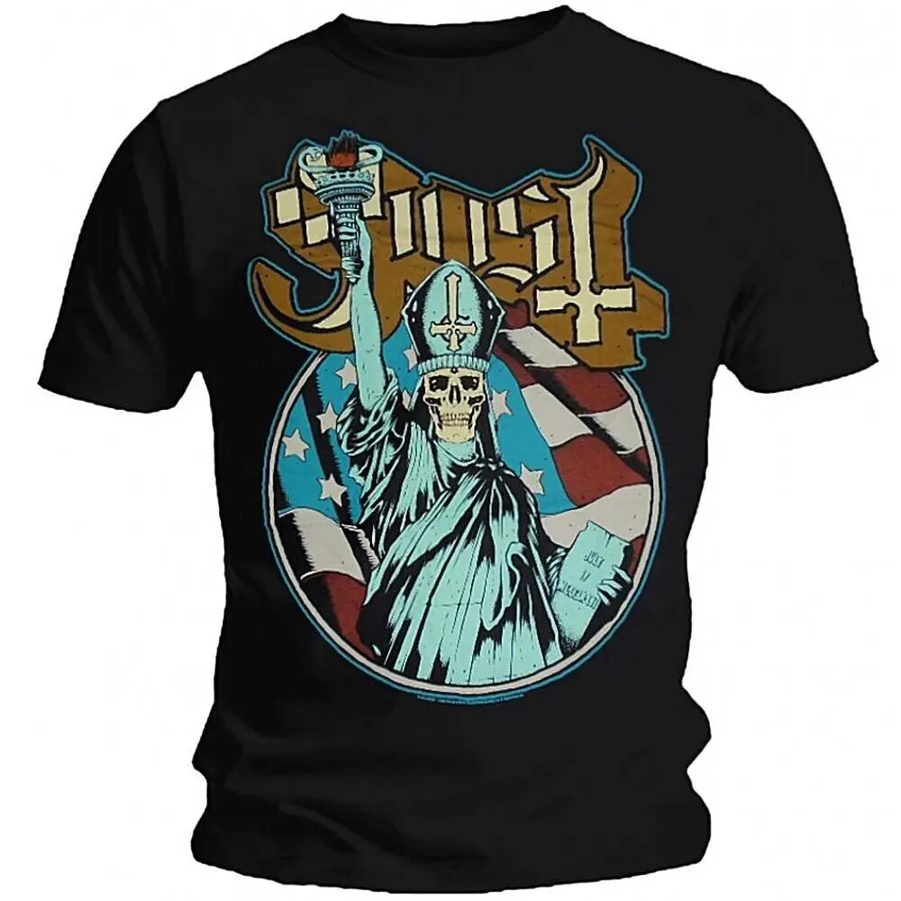 Ghost Statue Of Liberty T Shirt S XXL BC Official Metal Rock Band