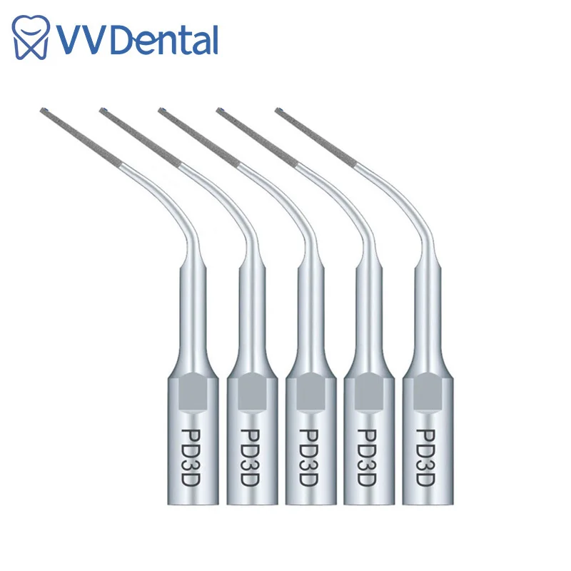 Puntas escarificadoras ultrasónicas para odontología, unidad escarificadora SATELEC WOODPECKER DTE, pieza de mano para limpieza de dientes, 5 piezas